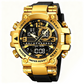 💥【LIMITED TIME 50% OFF】🔥 Multifunctioneel LED Digitaal Horloge | Kwarts + Elektronisch Uurwerk | Stopwatch/Wekker/Kalender/Dubbele Tijdzone | 50m Waterdicht | LED-Achtergrondverlichting | 7 Kleuren