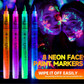 UV Glow Gezicht- en Lichaamsverfmarkers Set
