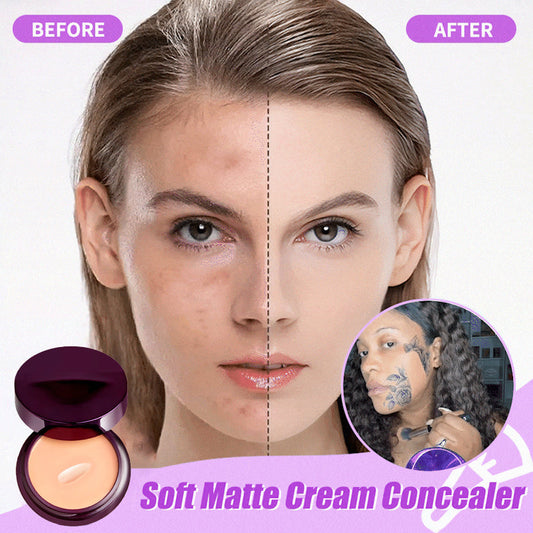 🎁LAATSTE DAG: 1 + 1 GRATIS!!🔥Zachte, matte crème concealer