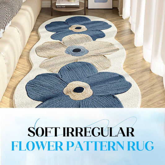 🌸 Mega Korting -50%! ☁️ Superzachte Bloemen Vloerkleed – Perfect voor Slaapkamer, Kinderkamer & Woonkamer 🐾 | Anti-Rutsch, Vederzacht & Eenvoudig te Reinigen ✨