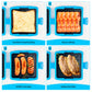 🔥 Speciale Aanbieding -50%! Magnetron Sandwich-Toaster – Anti-aanbak & Multifunctioneel | Keuken Ontbijt Helper 🍞🥪