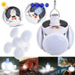 ☀️⚡50 % DE RÉDUCTION ! 🔋🔥Lampe solaire multifonctionnelle et pliable en forme de ballon de football