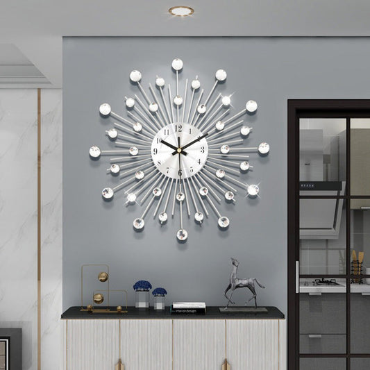 💫Stijlvolle Strass-Wandklok | Stil & Elegant Voor Jouw Interieur🕰️✨
