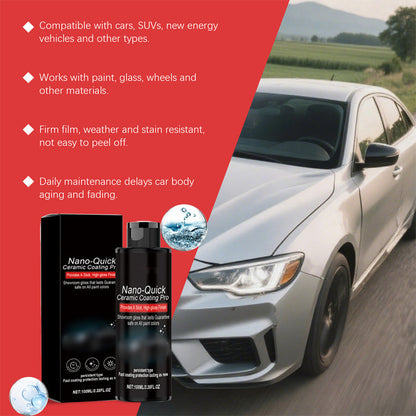⏳ FLASH SALE! ✨ Snelle Glans Keramische Coating | Spiegelglans ✨ | Beschermt tegen UV/Vogelpoep | HALF PRICE 🎉