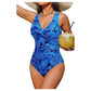 ✨👙【Aanbieding】🌈Badpak met Buikcorrigerende Plooien | V-hals | 12 Kleuren🌊