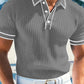 👕 50% KORTING NU! ☀️Heren Poloshirt met Contrastranden | Ademend Polyester | 6 Kleuren🏖️