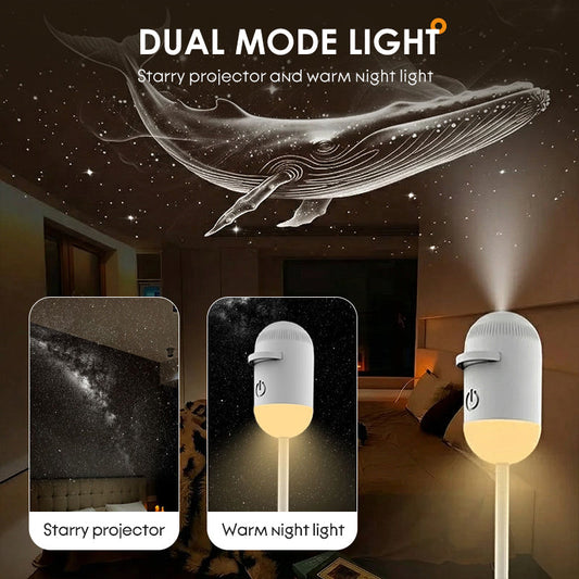 🔥🎁【Magic 2-in-1】 Slaapkamer Projector + Nachtlamp | Creëer een Kalmerende of Romantische Sfeer