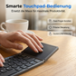 💥【50% OFF】🔥 Driemaal Opvouwbaar Bluetooth Toetsenbord | Vouwt tot Smartphoneformaat | Ingebouwd Touchpad | Stille Schaarmechanisme | Bluetooth 5.1 | Verbind 3 Apparaten, Schakel met Één Knop | Voor Tablet/Telefoon/Laptop | 3 Kleuren: Zwart/Wit/Grijs ⌨️