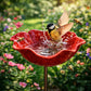 💖 Koop 2 = Krijg 1 Gratis – Handgemaakte Metalen Bloemensteker voor Tuin | Sfeervolle Decoratie voor Balkon, Terras & Tuin 🐦🌿