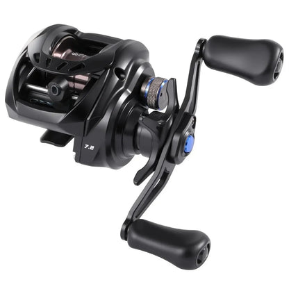 🌞Zomer Komt Eraan met 50% Korting!🎣DC Baitcasting Visreel - Digitaal Remsysteem (Zeg maar dag tegen Backlash!) - 7.2:1 High Speed - Voor Roofvissen in Zoet- & Zoutwater🌊