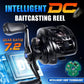 🌞Zomer Komt Eraan met 50% Korting!🎣DC Baitcasting Visreel - Digitaal Remsysteem (Zeg maar dag tegen Backlash!) - 7.2:1 High Speed - Voor Roofvissen in Zoet- & Zoutwater🌊