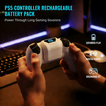🎮🔋 PS5 Controller Akku-Pack: Nieuw Batterij, Eeuwig Gamen. Geen Draden Meer.