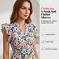 Zomer Maxi Jurk in Kleurrijke Bloemenprint | Ademend Materiaal | Perfect voor Vakantie en Feest