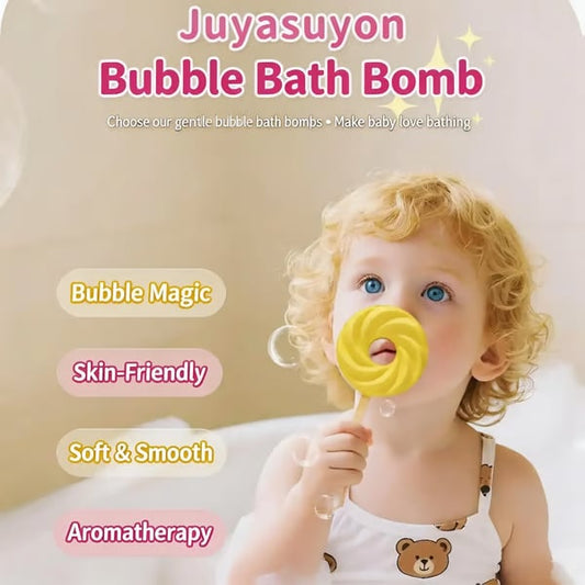 🍭【Speel & Relax】 Kinder Badbom | Vrolijk Lolly Ontwerp | Ideaal Cadeau voor Jongens & Meisjes