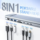 【All-in-One Werkplek】 Ergonmische Dockingstation | 6 Standen | Voor 10-17 inch Laptops