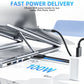 【All-in-One Werkplek】 Ergonmische Dockingstation | 6 Standen | Voor 10-17 inch Laptops