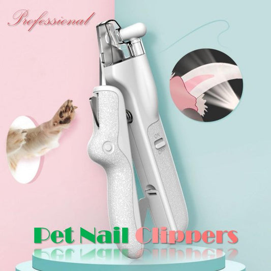 LED Nagelknipper voor Huisdieren | Met Bloedlijn Verlichting & Opvangbakje | Inclusief Vijl | Voor Hond/Kat