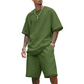 Heren Losse Sportset (T-shirt + Short) | Oversized Fit | Trekkoord Taille | 8 Kleuren