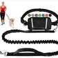 🌞Fris De Lente In Met 50% Korting!🐶Handsfree Hondenriem met Schokdemping & Heuptas – Comfortabel Wandelen en Hardlopen met je Hond