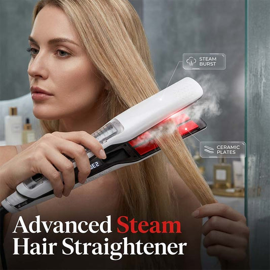 Professionele Stoom Haartang | Hydrateert & Stijlt | Tegen Kroes | LCD Scherm | 100-230°C