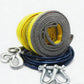 8-Ton Sleepkabel 4m | Met Gesmede U-Shackle Haken | Reflecterend | Versterkte Einden