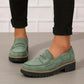 Dames Platform Loafers | Stevige Zool | Zachte Binnenzool | 7 Kleuren | Maten 36-43