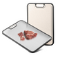 Dubbelzijdige Keuken Snijplank | Titanium & Tarwestro PP | Met Sapgroef | 38x26cm