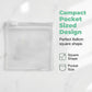 🔥20/50 stuks Mini Slider Seal PVC Zakjes 8x8cm | Waterdicht | Mat Transparant