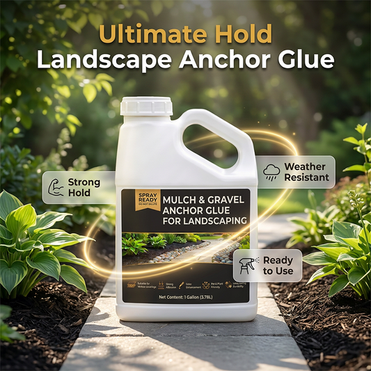 Landschapslijm voor Mulch & Grind | 500ml | Weerbestendig | Veilig voor Dieren