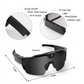 🎁 Topaanbieding: 49% KORTING 🔥【All-in-One】 Actie Camera Zonnebril | HD Video & Audio | Draadloze Connectie
