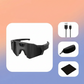 🎁 Topaanbieding: 49% KORTING 🔥【All-in-One】 Actie Camera Zonnebril | HD Video & Audio | Draadloze Connectie
