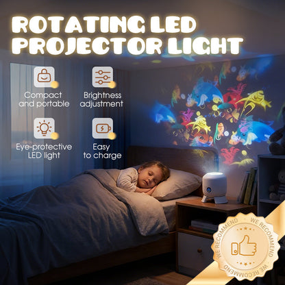 Dynamische Sfeer Projectielamp | Roterend Beeld | Kantelbare Basis | USB-Oplaadbaar