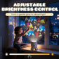 Dynamische Sfeer Projectielamp | Roterend Beeld | Kantelbare Basis | USB-Oplaadbaar