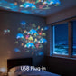 Dynamische Sfeer Projectielamp | Roterend Beeld | Kantelbare Basis | USB-Oplaadbaar