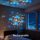 Dynamische Sfeer Projectielamp | Roterend Beeld | Kantelbare Basis | USB-Oplaadbaar