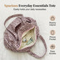 Slouchy Luipaardprint Tote Tas voor Vrouwen | Synthetische Suède | Ruime Dagschoudertas