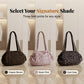 Slouchy Luipaardprint Tote Tas voor Vrouwen | Synthetische Suède | Ruime Dagschoudertas
