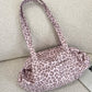 Slouchy Luipaardprint Tote Tas voor Vrouwen | Synthetische Suède | Ruime Dagschoudertas