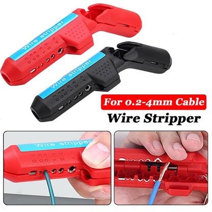 Aderafstripper met Gebogen Handvat | Voor 0.2-4.0mm² Draad | Ergonomisch
