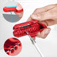 Aderafstripper met Gebogen Handvat | Voor 0.2-4.0mm² Draad | Ergonomisch