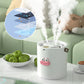 Mini Luchtbevochtiger met 2L Tank | USB Voeding | Fijne Nevel | Wit/Groen