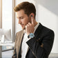 【Revolutionair Ontwerp】TWS Oordopjes Smartwatch | 400mAh Batterij | Zwart/Zilver