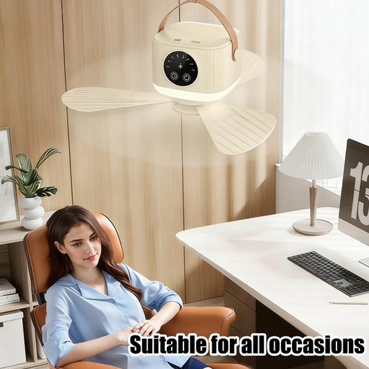 ⏰ Tijdelijke aanbieding: 50% KORTING op een oplaadbare plafondventilator met ledverlichting! 🌬️