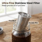Complete Set voor Koud Koffiezetten thuis | Incl. Reinigingsborstel | 32oz/64oz