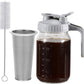 Complete Set voor Koud Koffiezetten thuis | Incl. Reinigingsborstel | 32oz/64oz