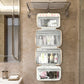 Hangende Toilettas Reizen | 4 Doorzichtige Vakken | Waterbestendig | Compact Opvouwbaar