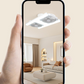 💥【LIMITED TIME 50% OFF】🔥 Plafondventilator met LED | Breedhoek Koeling | Dubbele Motor Fluisterstil | 60W LED Flikkervrij | E27 | Gereedschapsvrij
