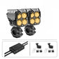 LED Werklamp 2-in-1 | 3000K/6000K Dubbel Licht | 4 Lenzen | IP68 Waterdicht