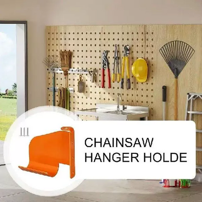 【Veilige Opslag】 Kettingzaag Houder | Roestbestendige Coating | Voor Garage/Schuur