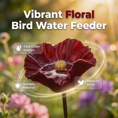 【Decoratief & Functioneel】 Vogel Drinkbak | Trekt Vogels en Bijen Aan